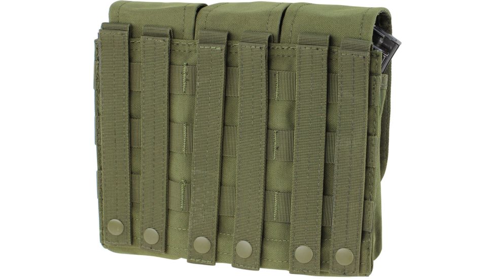 Condor Outdoor Triple AR/AK Mag Pouch, Olive Drab, MA33-001