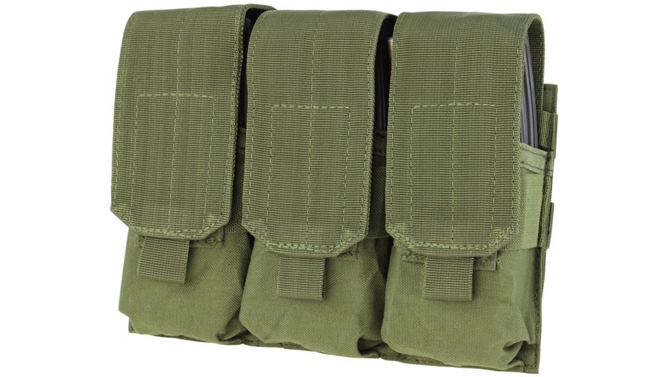 Condor Outdoor Triple M4 Magazine Pouch, OD Green, 12-MA58-001