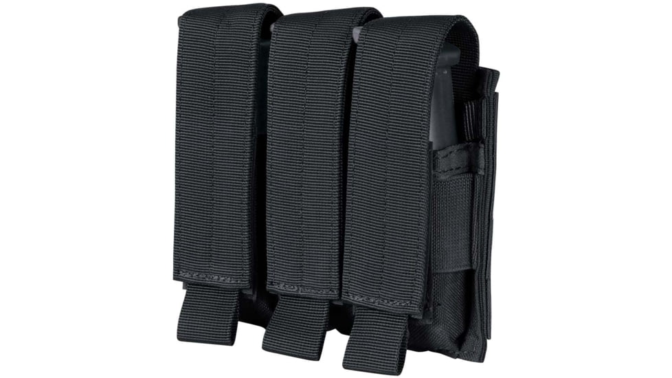 Condor Outdoor Triple Pistol Mag Pouch, Black MA52-002