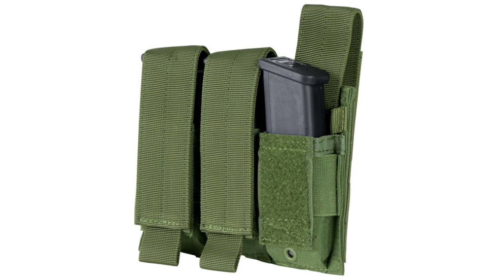 Condor Outdoor Triple Pistol Mag Pouch, Olive Drab MA52-001