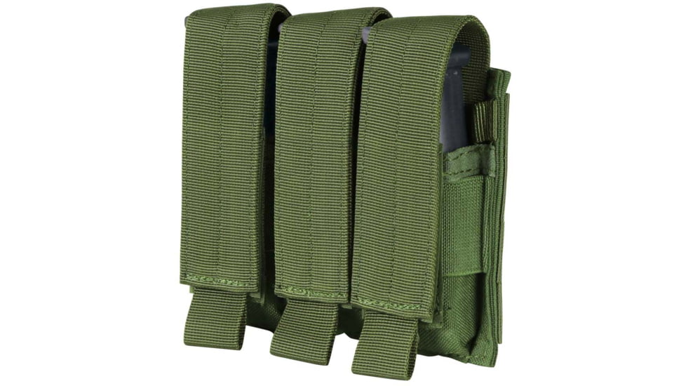 Condor Outdoor Triple Pistol Mag Pouch, Olive Drab MA52-001