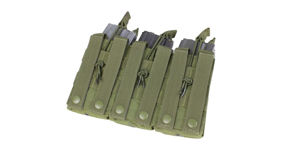 Condor Outdoor Triple Stacker M4 Mag Pouch, Olive Drab, MA44-001