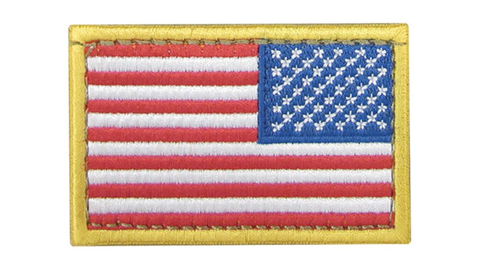 Condor Outdoor US Flag Patch 6 Pcs/Pack, R4, Red/White/Blue, 230-004R