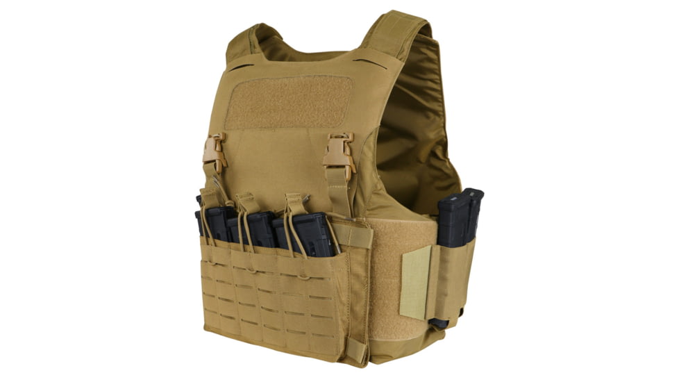 Condor Outdoor Vanquish Lt Plate Carrier, Coyote Brown, 201091-498
