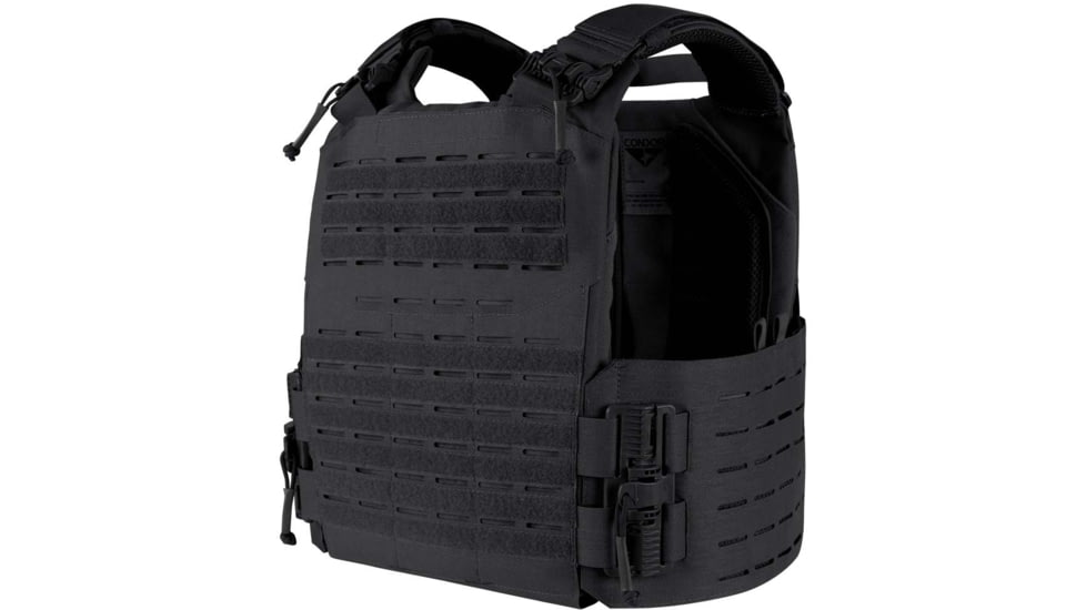 Condor Outdoor Vanquish RS Plate Carrier, Black, Small/Medium, 201216-002-S