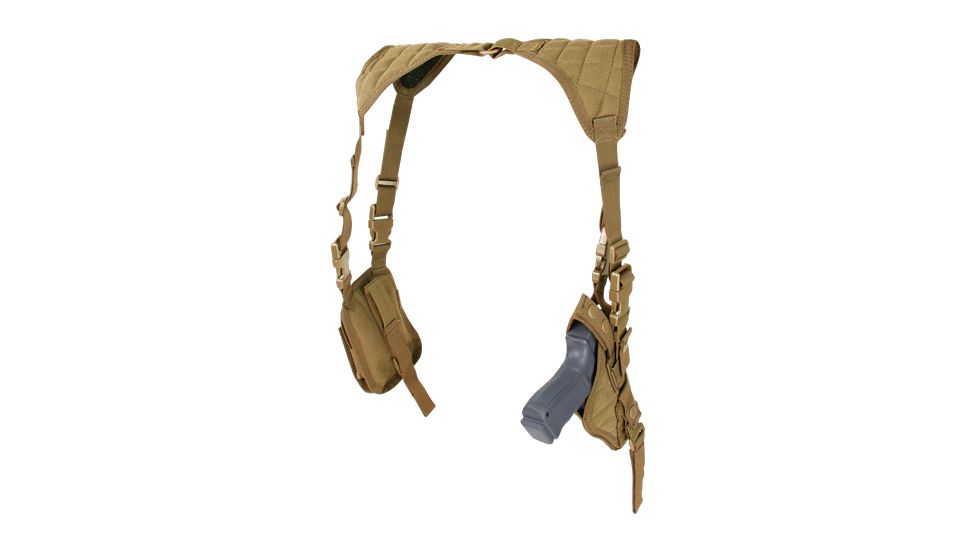 Condor Outdoor Vertical Shoulder Holster, Coyote Brown, ASH-498