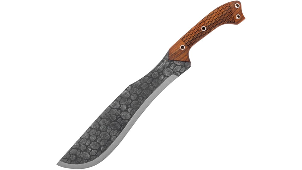 Condor Vipera Machete Knife, 12.88 natural finish 1075HC steel blade, Checkered Walnut handle, CTK2820-12.8HC