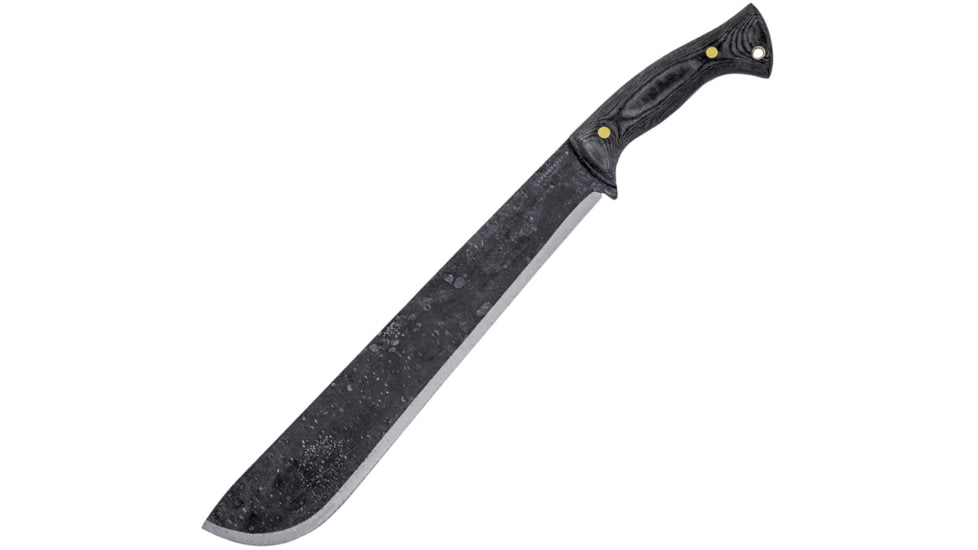 Condor Wastelander Machete Knife, 12.63 natural finish 1075HC steel blade, Black and white micarta handle, CTK2824-12.68HC