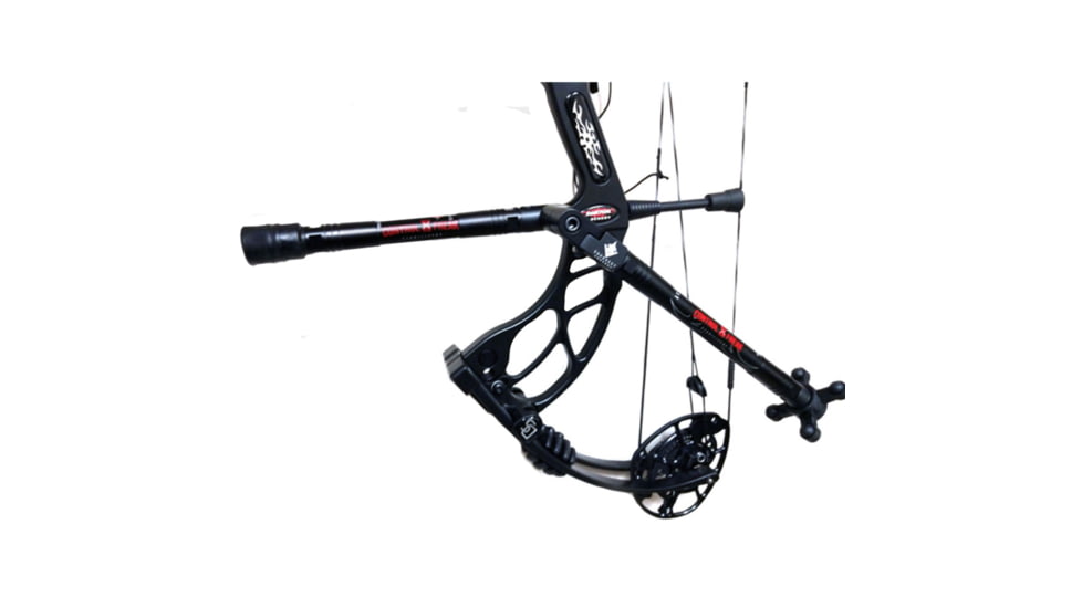 Conquest Archery Control Freak .750 Hunting Stabilizer Kit, 10in, Black, 27071