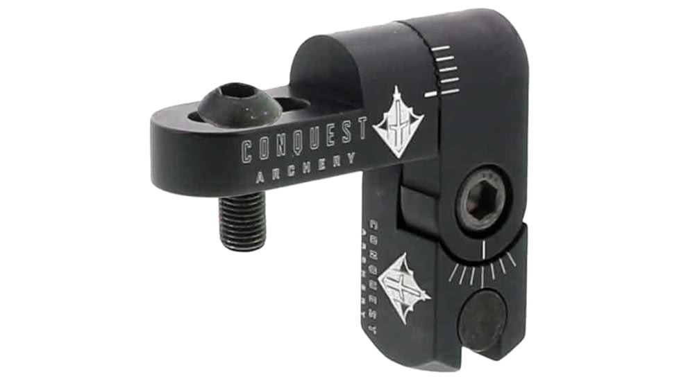 Conquest Archery MOAB Rear Offset Bracket, V-Lock, Right Hand, Black, 2199