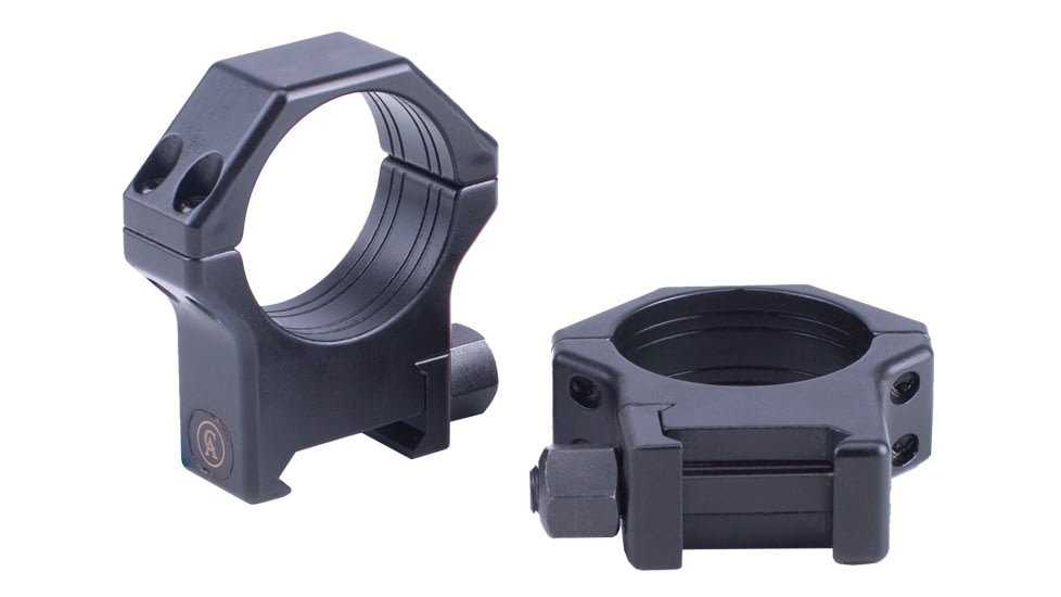 Riton by Contessa 34mm Hardened Steel Picatinny Rifle Scope Rings, 8mm height, Black, NSN #, XRC348S23