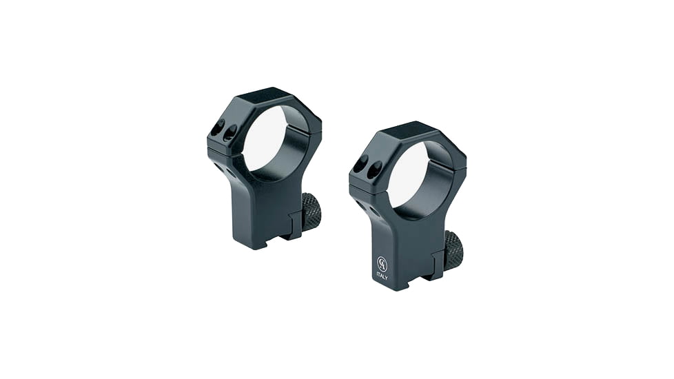 Contessa Dovetail Rings for 11 or 12mm 60 rails, 20mm w/QD, Medium, 30mm, Black, SDT02/B/SR