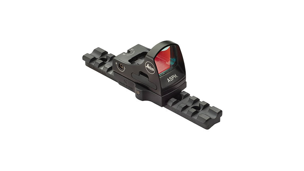 Contessa Red Dot Fixed Mount for Picatinny/Weaver Rail, Burris Fast Fire II-III, Doctor Sight 2-3 Zeiss Victory, Konus, Leica Tempus, Black, LTFX