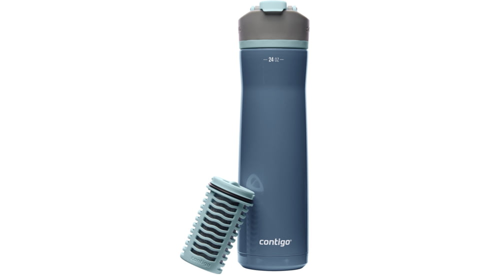 Contigo Clybourn Chill Bottle, 24 oz, Dark Ice, 24, CTSSCLYBOURN24-1