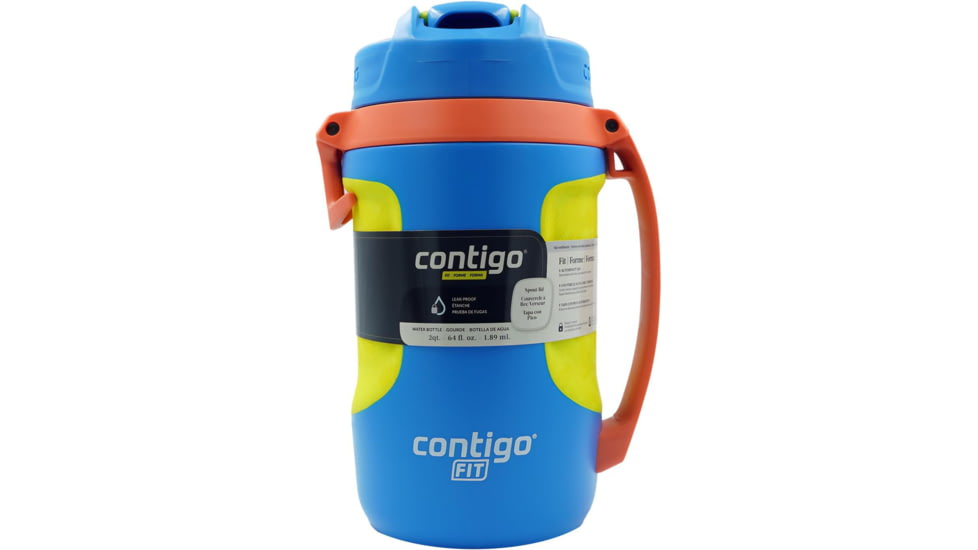 Contigo Fit Autospout Jug, 64 oz, Blue Poppy, 64, CTPLFTJUG64-2