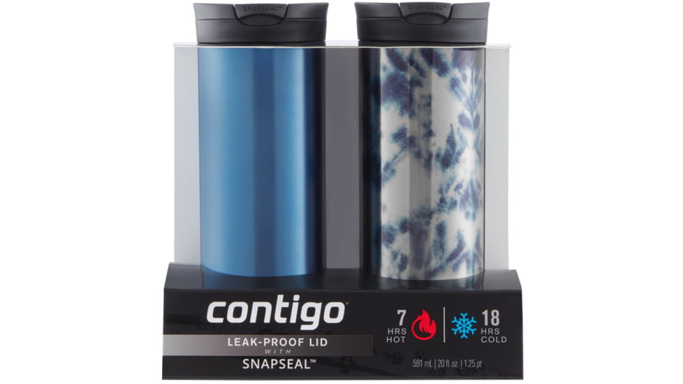 Contigo Huron 2.0 2 Pack, 20 oz, Blue Corn Acid Wash, 20, CTSSHURON2020-3