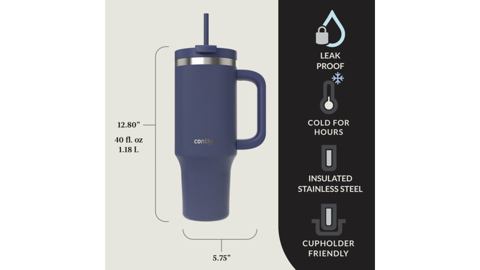Contigo Streeterville, 40 oz, Indigo Powder, 40, CTSSSTREETML40-2