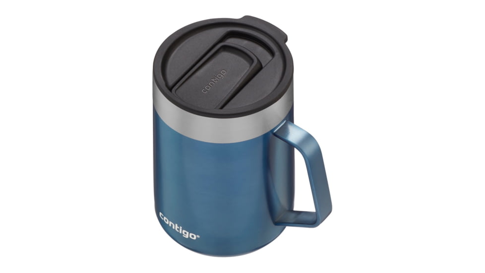 Contigo Streeterville Stainless Steel Mug w/ Handle, 14 oz, Blue Corn, 14, CTSSSTREEMUG14-12