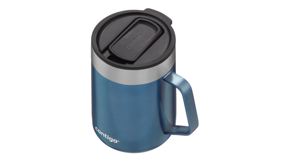 Contigo Streeterville Stainless Steel Mug w/ Handle, 14 oz, Blue Corn, 14, CTSSSTREEMUG14-12
