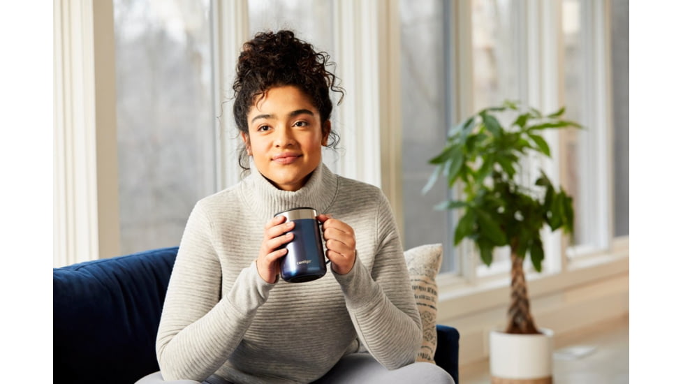 Contigo Streeterville Stainless Steel Mug w/ Handle, 14 oz, Blue Corn, 14, CTSSSTREEMUG14-12