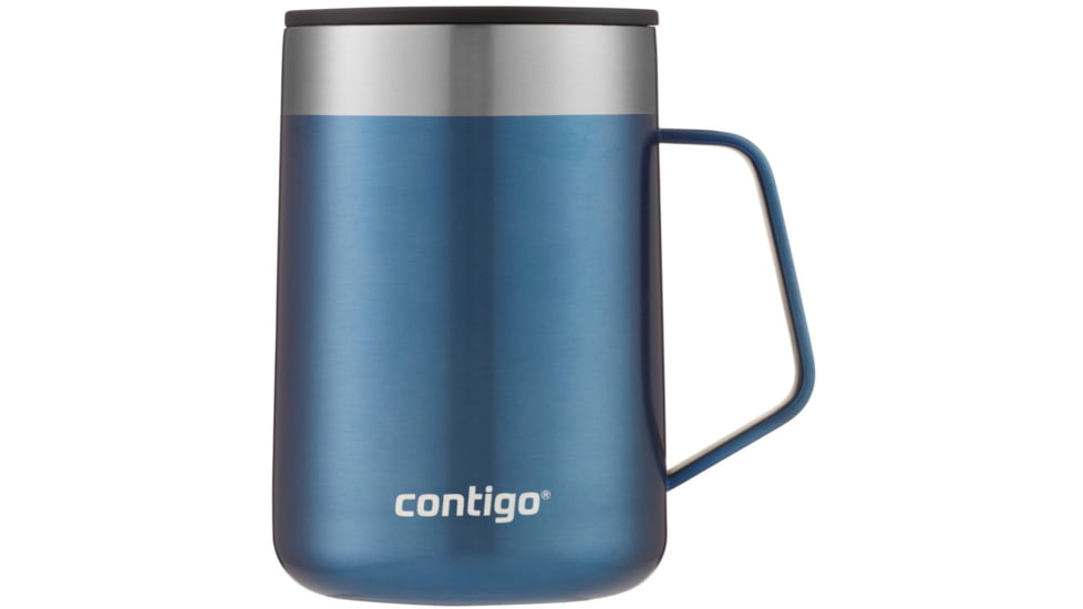 Contigo Streeterville Stainless Steel Mug w/ Handle, 14 oz, Blue Corn, 14, CTSSSTREEMUG14-12