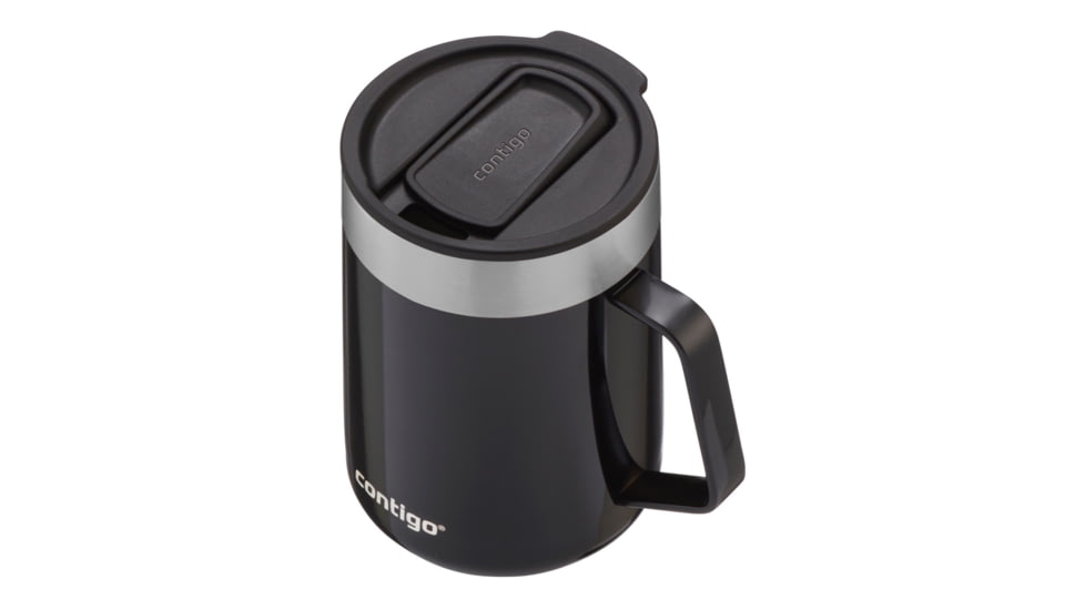Contigo Streeterville Stainless Steel Mug w/ Handle, 14 oz, Licorice, 14, CTSSSTREEMUG14-11