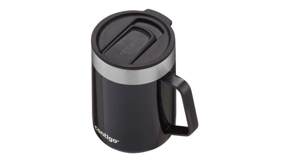 Contigo Streeterville Stainless Steel Mug w/ Handle, 14 oz, Licorice, 14, CTSSSTREEMUG14-11