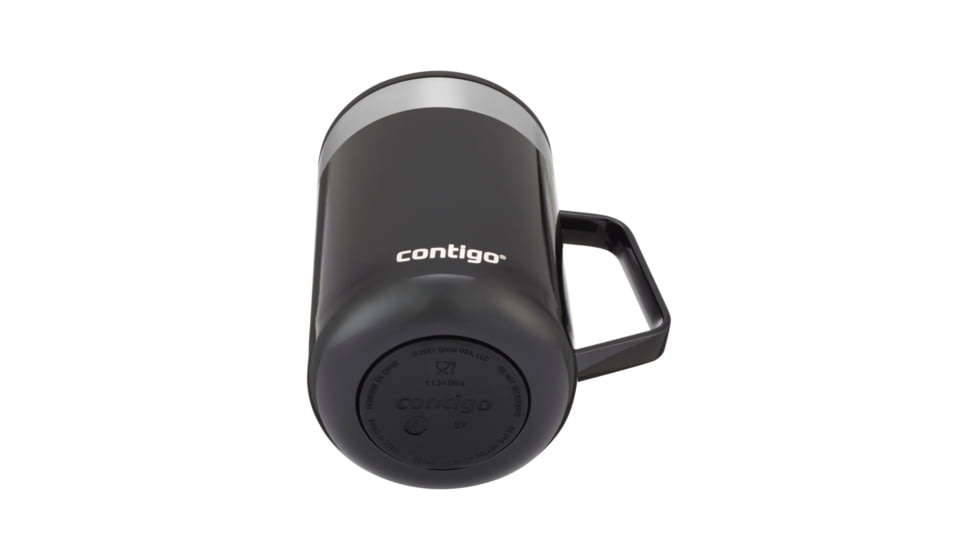 Contigo Streeterville Stainless Steel Mug w/ Handle, 14 oz, Licorice, 14, CTSSSTREEMUG14-11