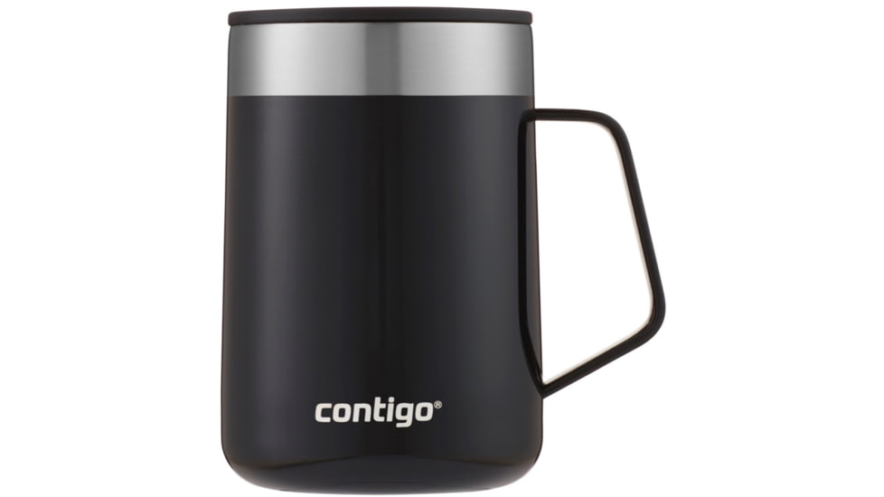 Contigo Streeterville Stainless Steel Mug w/ Handle, 14 oz, Licorice, 14, CTSSSTREEMUG14-11