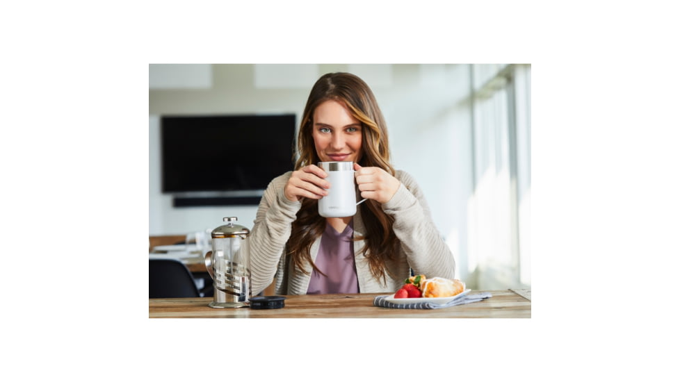 Contigo Streeterville Stainless Steel Mug w/ Handle, 14 oz, Salt, 14, CTSSSTREEMUG14-13