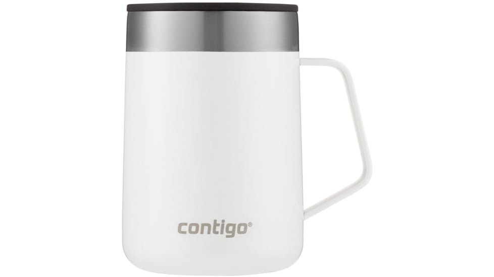 Contigo Streeterville Stainless Steel Mug w/ Handle, 14 oz, Salt, 14, CTSSSTREEMUG14-13