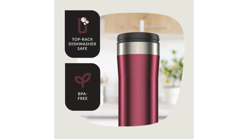 Contigo Uptown Stainless Steel Dualsip Tumbler, 24 oz, Choco Truf, 24, CTSSDUALSIP24-1