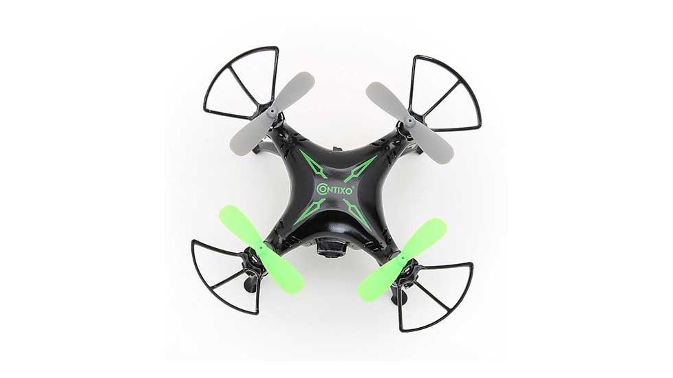 CONTIXO App Controlled Mini RC Quadcopter Drone w/ 720P HD WiFi Camera, Gyro and Gravity Sensor, Black F3BK