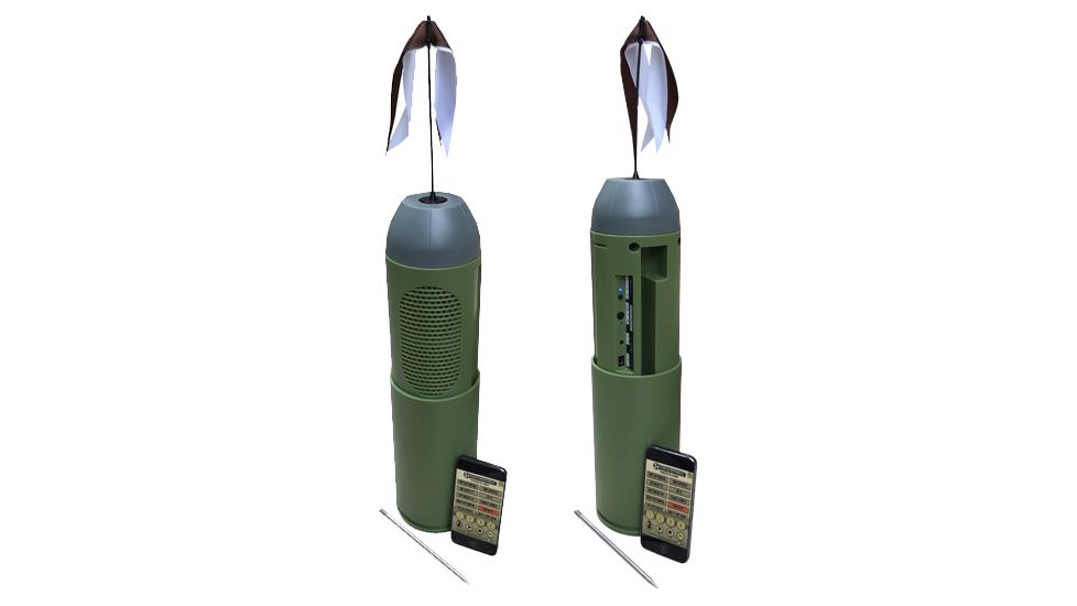 Convergent Hunting Solutions Bullet HP Bluetooth Game Calling System, Green BHP-4000