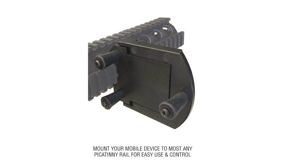 Cell Phone Gun Mount for Picatinny Rail, Black