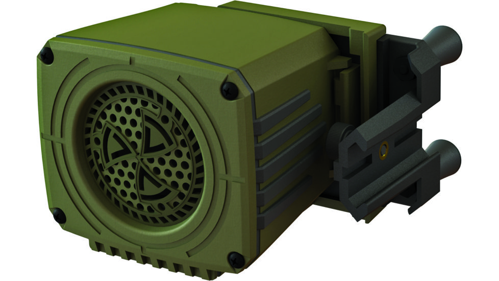 Convergent Hunting Solutions Sidewinder Weapon Mounted Game Call, 3 x 3 x 4in