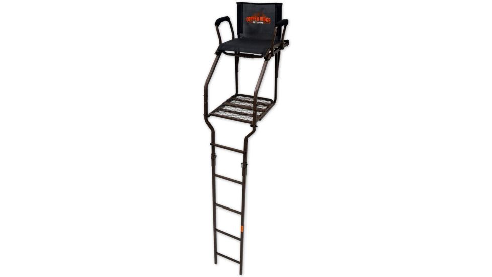 Copper Ridge Outdoors 18 foot Ultra Comfort Archers Tree Stand w/Ladder, Black LS5005CR