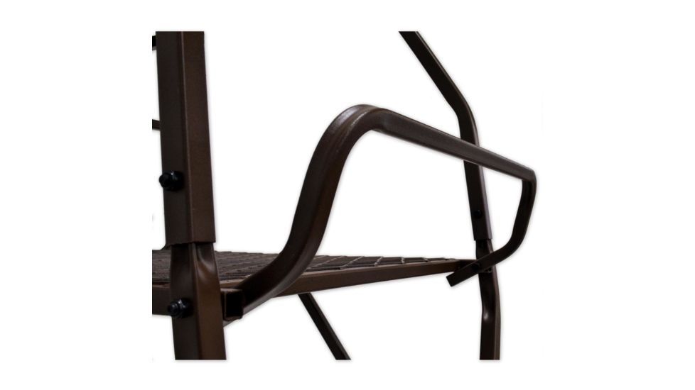 Copper Ridge Outdoors 21 foot Ultra Comfort Double Rail Tree Stand w/Ladder, Black LS5003CR
