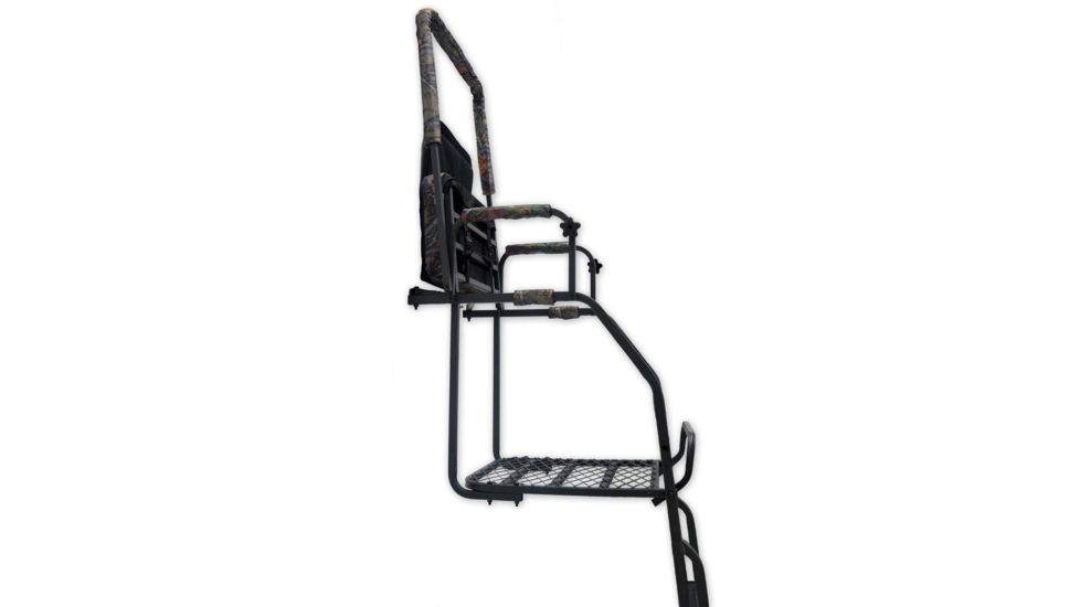 Copper Ridge Outdoors 21 foot Deluxe Tree Stand w/Ladder, Black/Tree Camo 02-MKLS01-D21CR