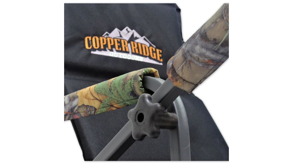 Copper Ridge Outdoors 21 foot Deluxe Tree Stand w/Ladder, Black/Tree Camo 02-MKLS01-D21CR