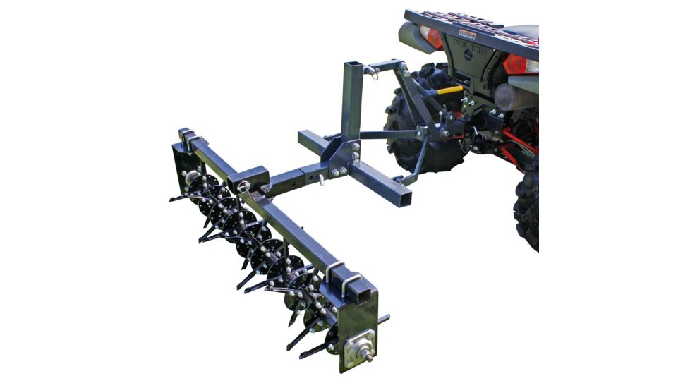 Copper Ridge Outdoors ATV 60 inch Plug Aerator, Black AT6005CR