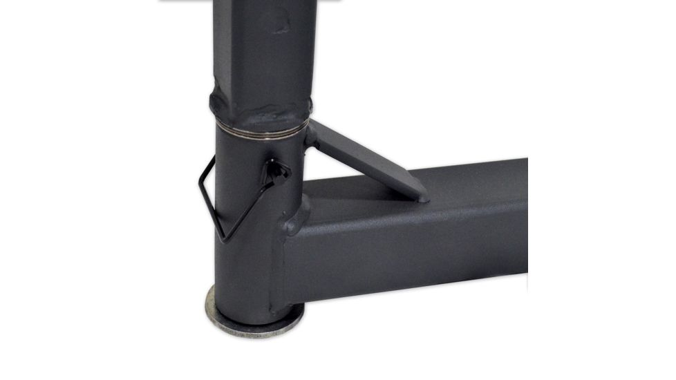 Copper Ridge Outdoors Deluxe Grambrel Swivel Hitch Lift Game Hoist, Silver 02-RHOIST-001CR