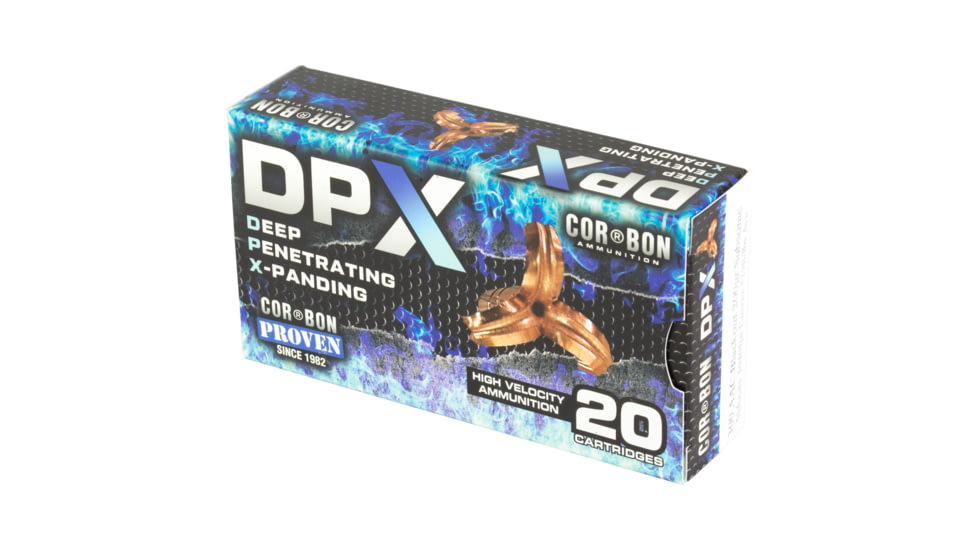 Cor Bon Deep Penetrating X Bullet .300 AAC Blackout, 200 grain, Barnes XPB, 20 Rounds Rifle Ammo, DPX300AAC200