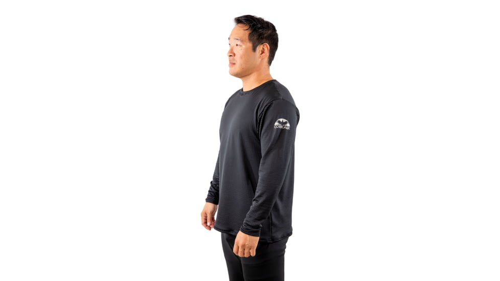 Corbeaux Contour Long Sleeve - Mens, Black, Large, MBCT4