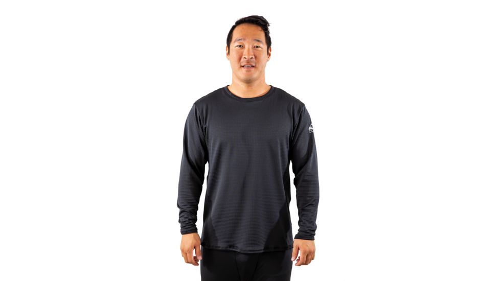 Corbeaux Contour Long Sleeve - Mens, Black, Large, MBCT4