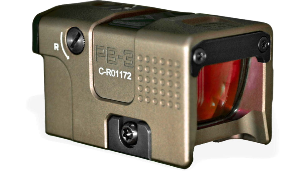 CORD Pandora PB-3 Micro Reflex Red Dot Sight w/Aurawake, 1x22-17mm, 3/32 MOA Dot/Ring Reticle, Coyote Brown, 226253