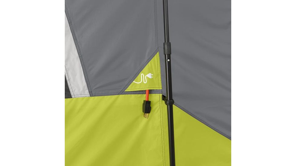 Core Equipment 9 Person Instant Cabin Tent, Green/Gray, 14 x 9 ft, 40008