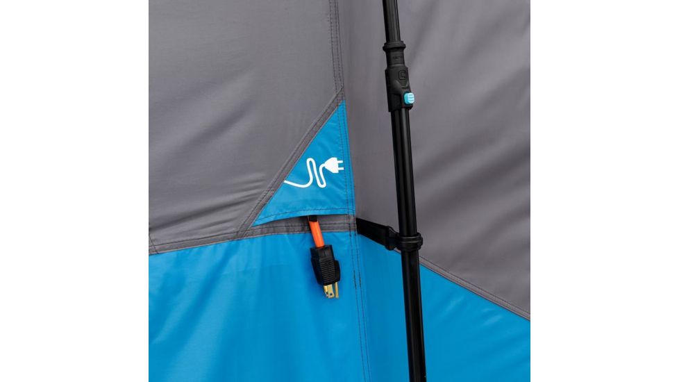 Core Equipment Lighted 9 Person Instant Cabin Tent, Blue, 14 x 9 ft, 40062