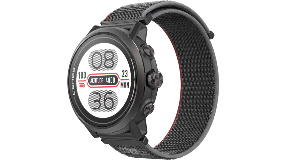 COROS Apex 2 GPS Outdoor Watch, Black, WAPX2-BLK