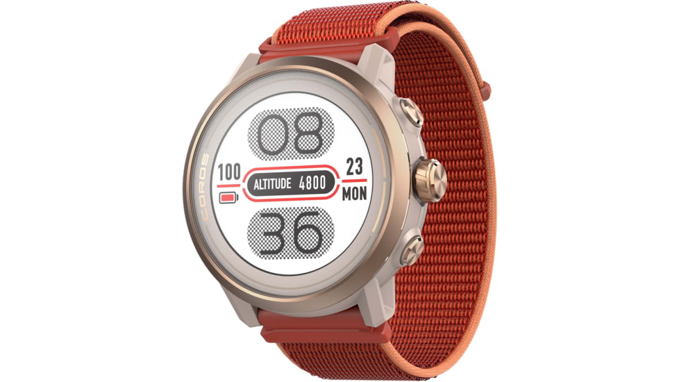 COROS Apex 2 GPS Outdoor Watch, Coral, WAPX2-COR